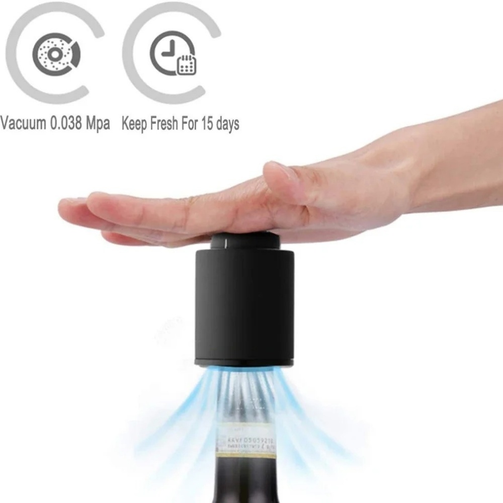 Wine Stopper Vacuum - سدادة نبيذ قابلة لإعادة الاستخدام بنظام