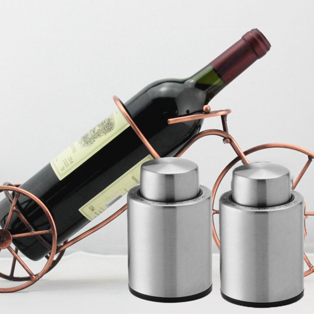 Wine Stopper Vacuum - مكنسة من الفولاذ المقاوم للصدأ سدادات