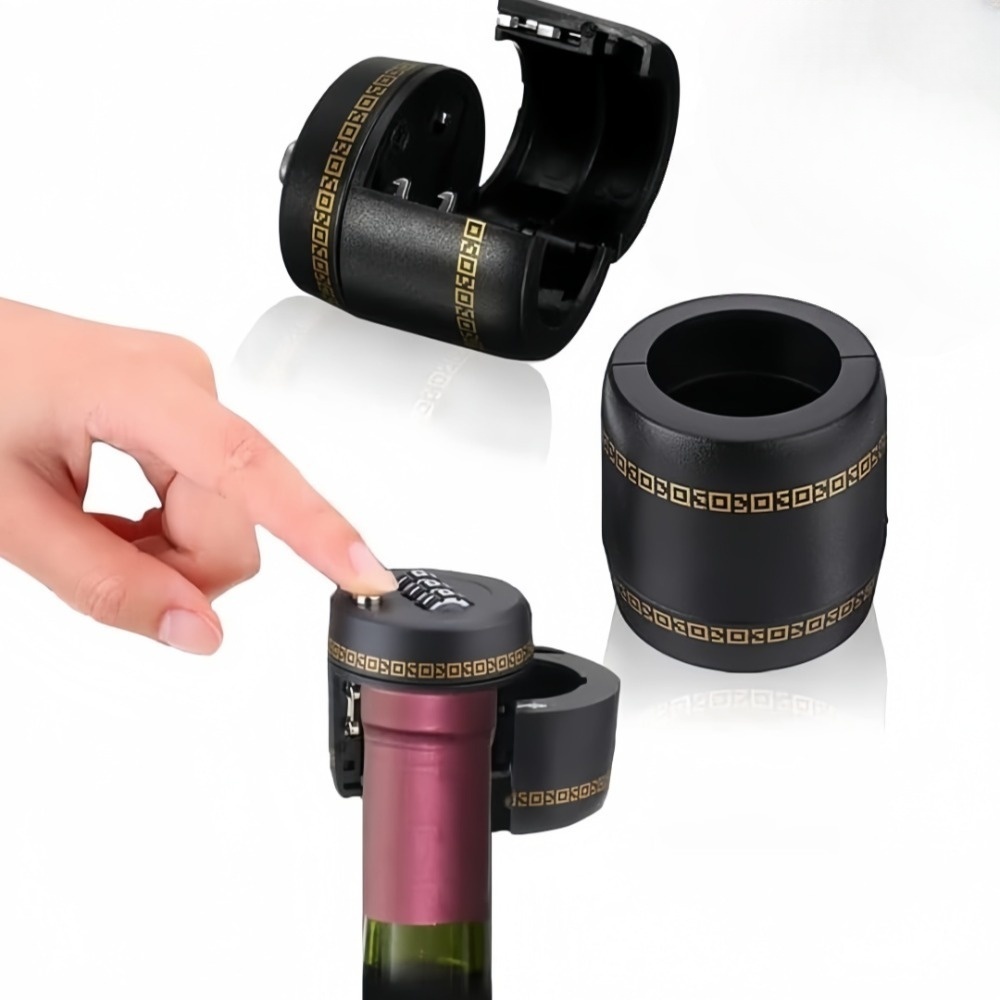Wine Stopper Vacuum - قفل زجاجة النبيذ القابل لإعادة الاستخدام،
