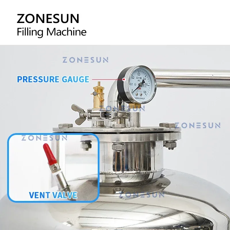 Wine In Beer - ZONESUN المشروبات الغازية آلة تعبئة Isobaric