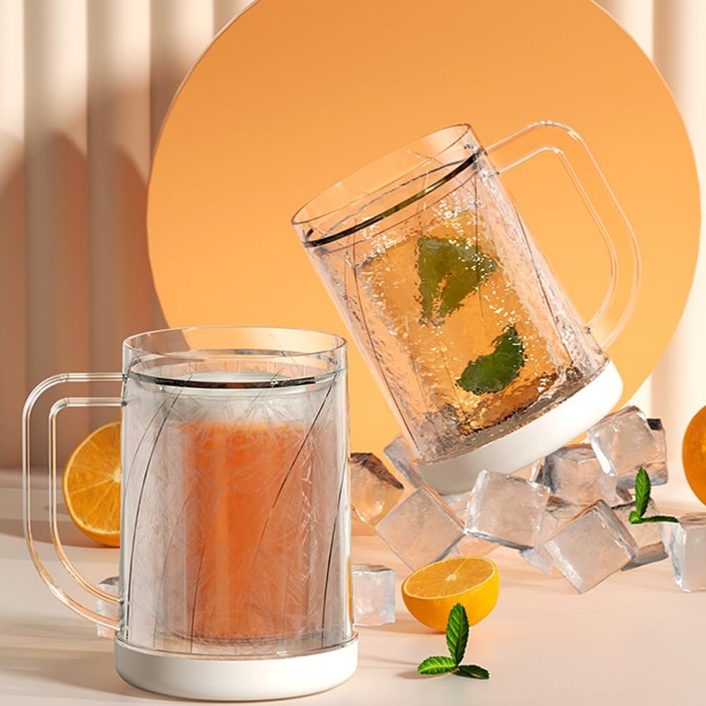 Wine Beer Glass - كوب بيرة منزلي مزدوج الطبقات بسعة