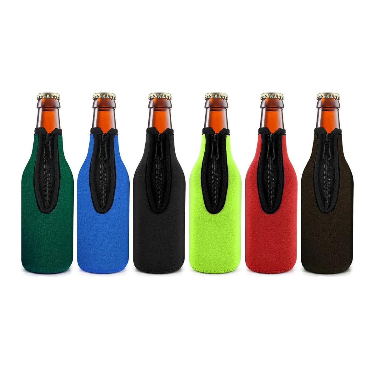 Beer Wine Up - مجموعة عازلات لزجاجات البيرة مكونة من