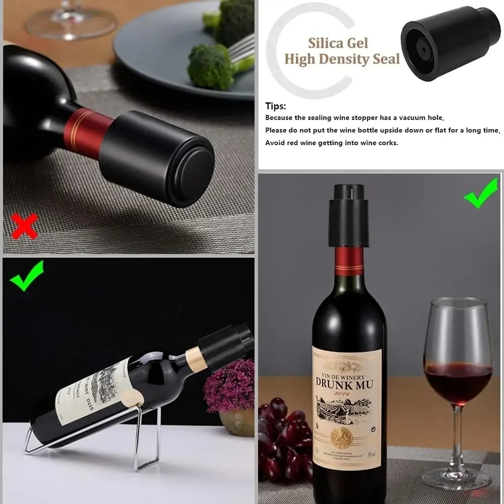 سدادة نبيذ قابلة لإعادة الاستخ - مراجعة Wine Stopper Vacuum وسعره