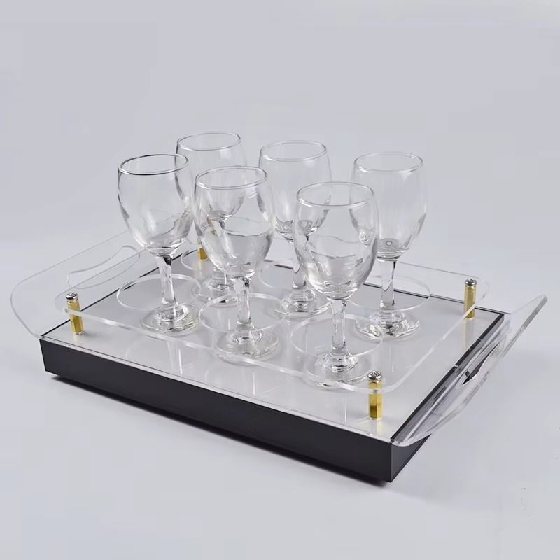 صينية تقديم أكريليك مخصصة بإضا - مراجعة Beer Wine Up وسعره