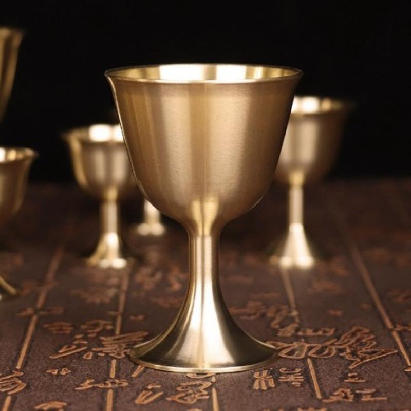 【كوب نحاسي عتيق الطراز S/M/L،  - مراجعة Wine Beer Red وسعره