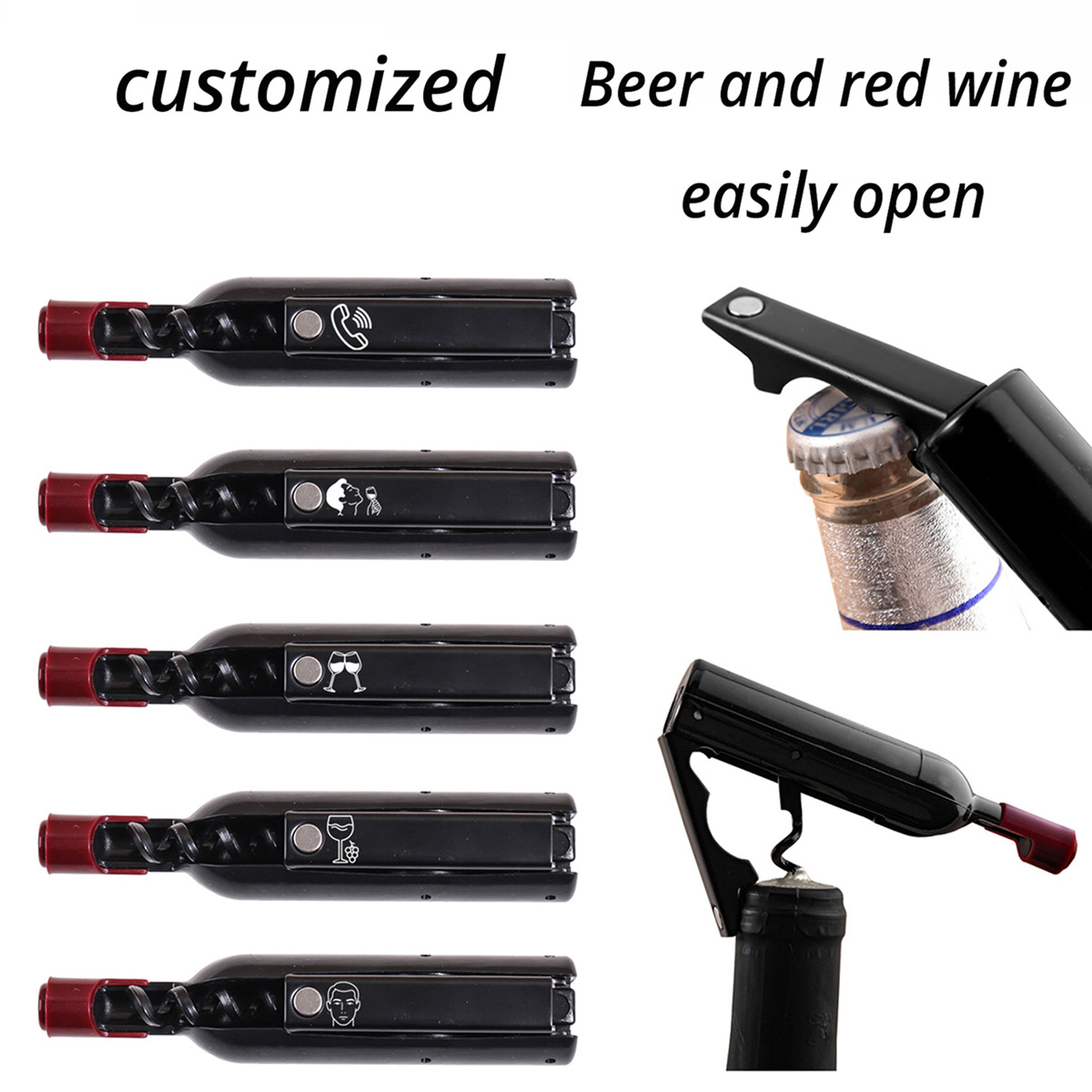 فتاحة زجاجات على شكل زجاجة مع  - مراجعة Wine With Beer Name وسعره