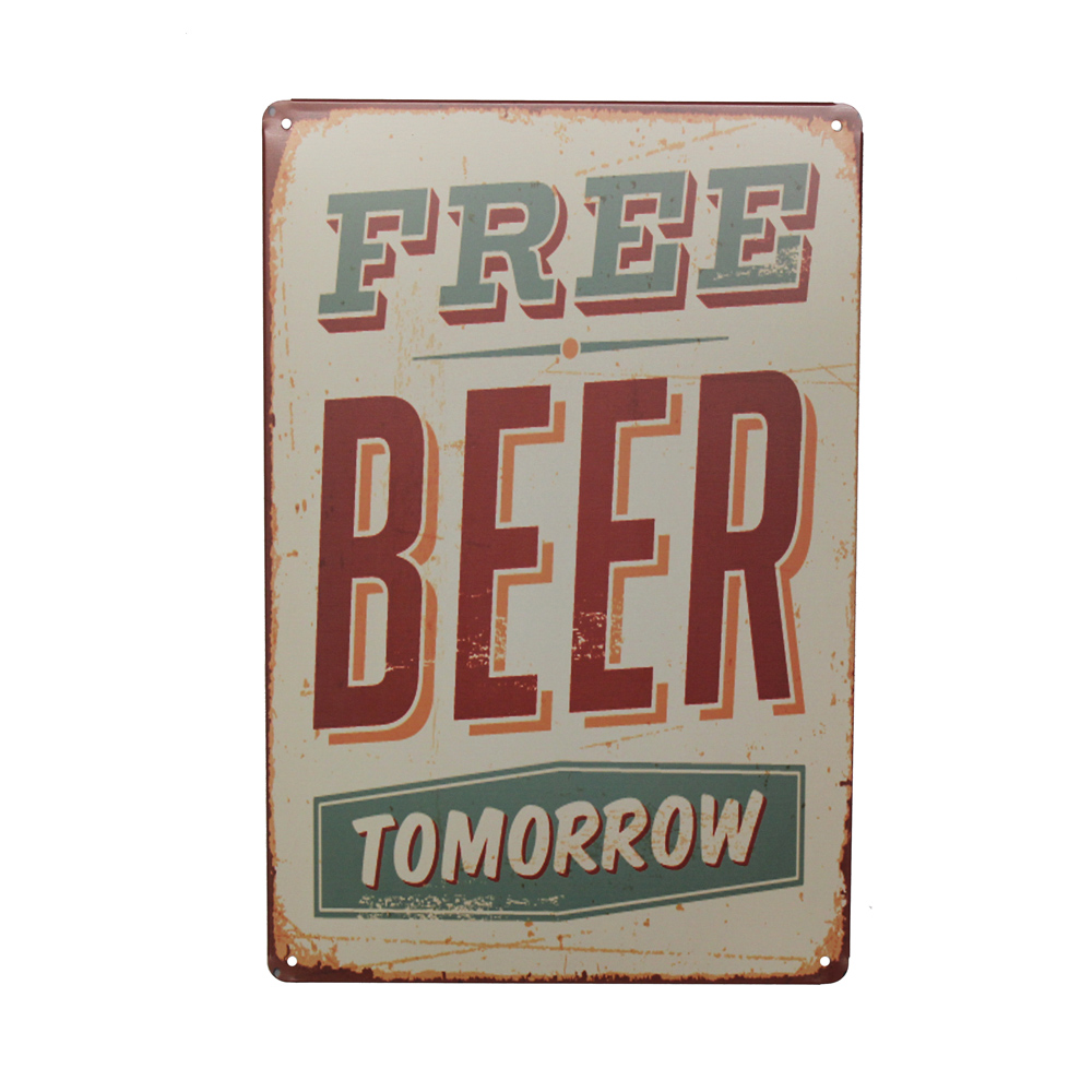 لافتة معدنية مجانية بتصميم مشر - مراجعة Wine Beer Pub وسعره