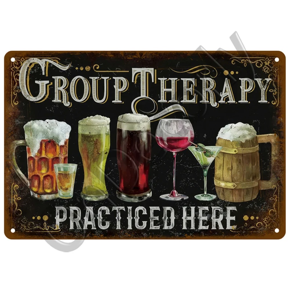 لافتة جدارية معدنية مقاومة للم - مراجعة Wine Beer Pub وسعره