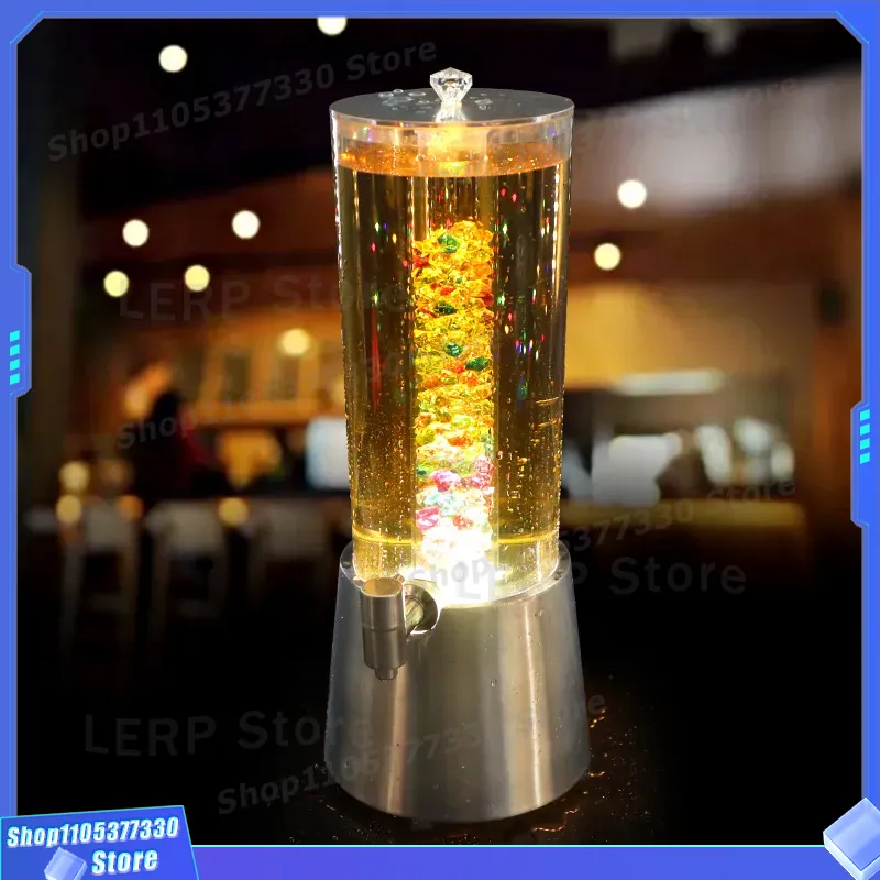 برميل توزيع بيرة بإضاءة LED سع - مراجعة Beer Wine Up وسعره