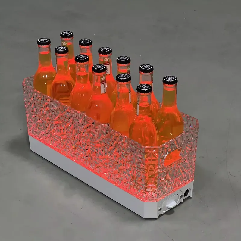 دلو ثلج LED لزجاجات النبيذ وال - مراجعة Beer Wine Up وسعره