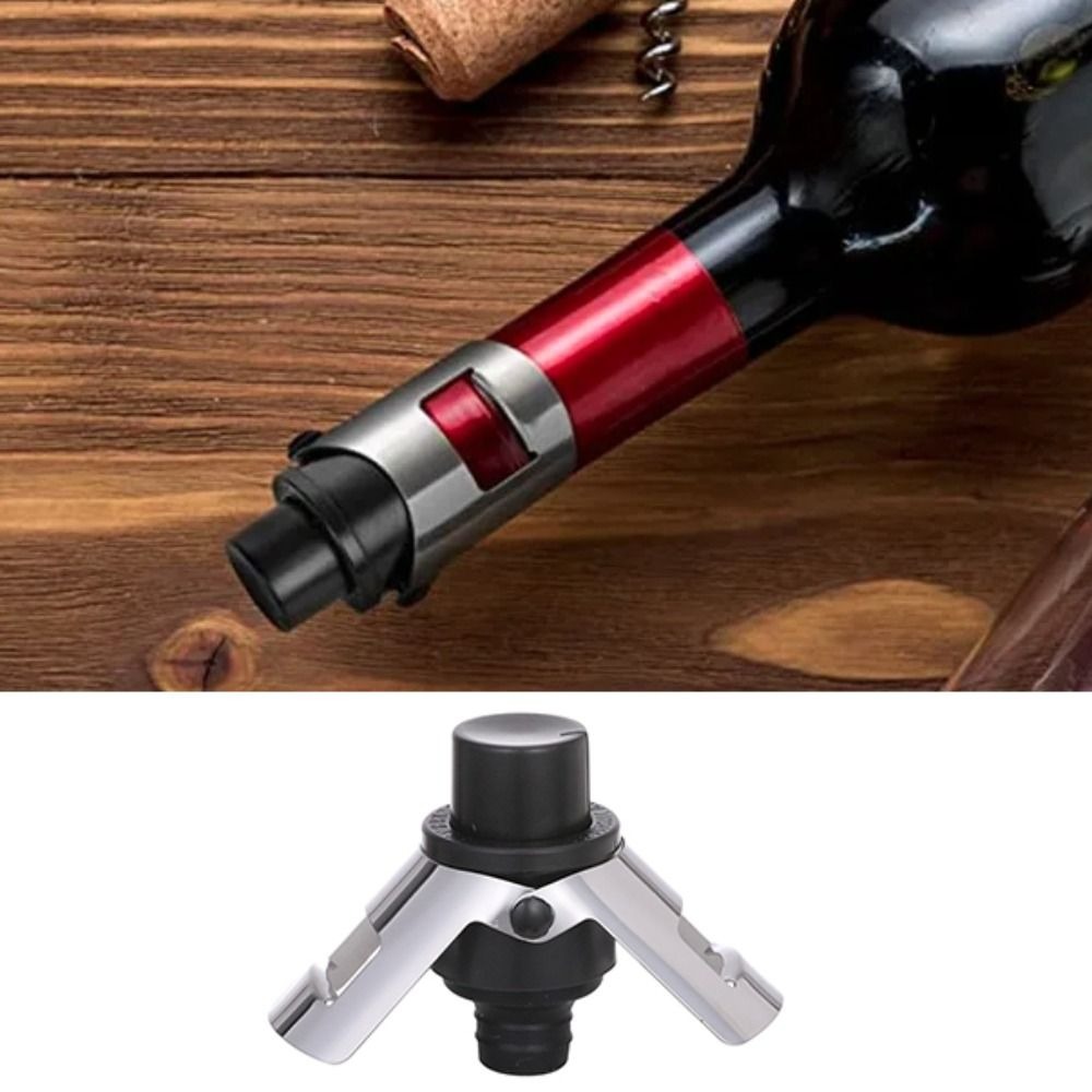 قطعتان من سدادات الشمبانيا الم - مراجعة Wine Stopper Vacuum وسعره