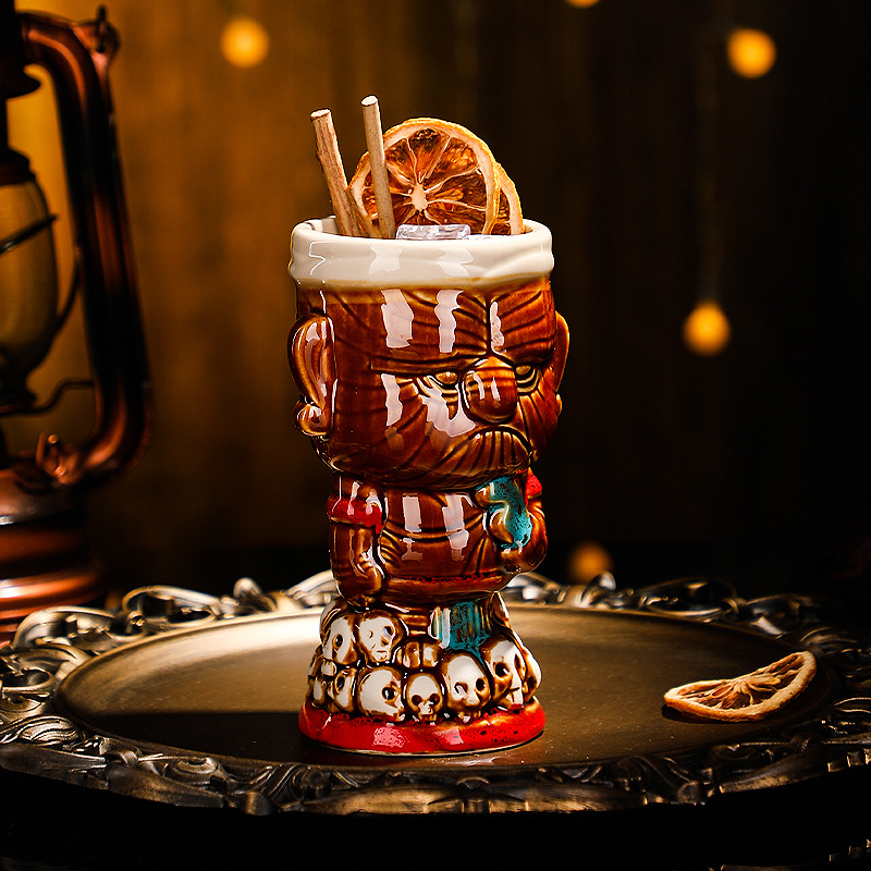 أكواب سيراميك إبداعية ، بار ،  - مراجعة Wine Beer Glass وسعره