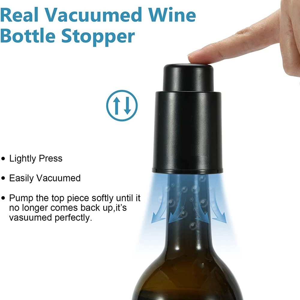 سدادة زجاجات النبيذ القابلة لإ - مراجعة Wine Stopper Vacuum وسعره