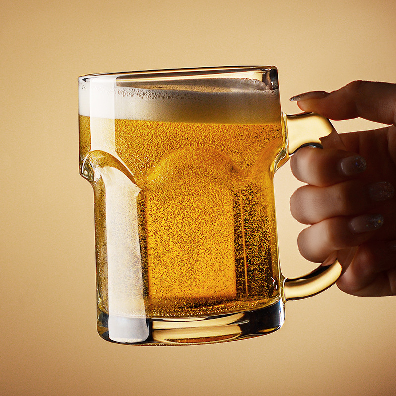 كوب بيرة منزلي بمقبض، كوب ماء  - مراجعة Wine Beer Glass وسعره