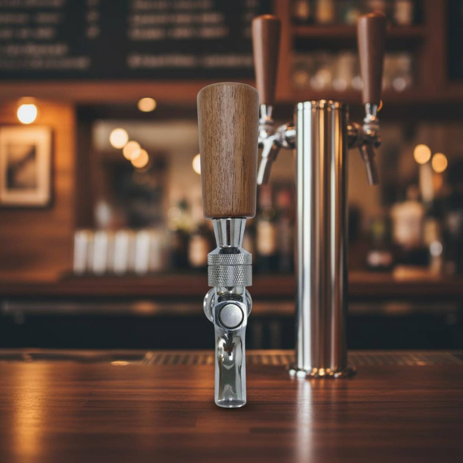 مقبض خشبي قصير لصنبور البيرة،  - مراجعة Wine In Beer وسعره