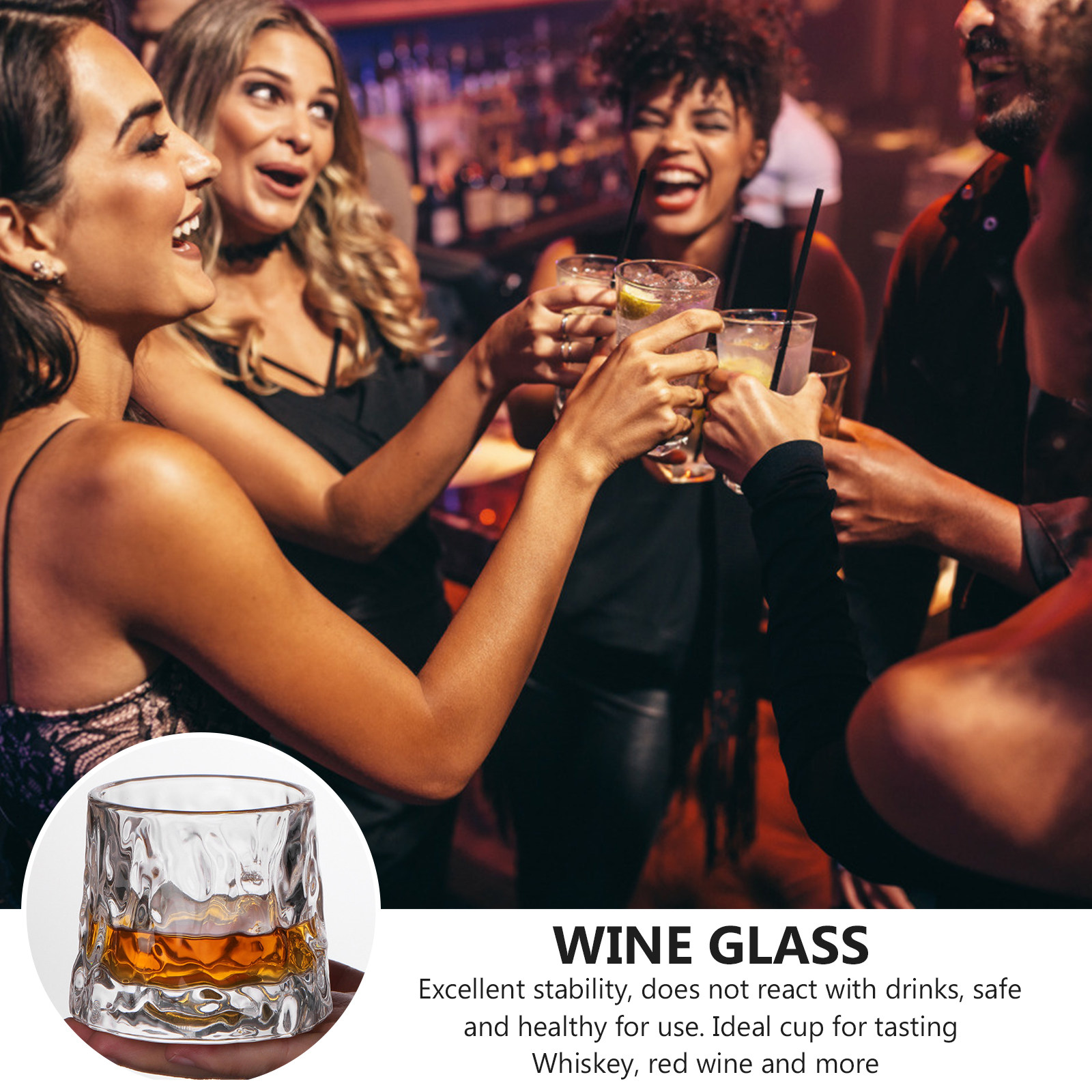 كأس نبيذ مطروق يدويًا، كوب تذو - مراجعة Wine Beer Glass وسعره
