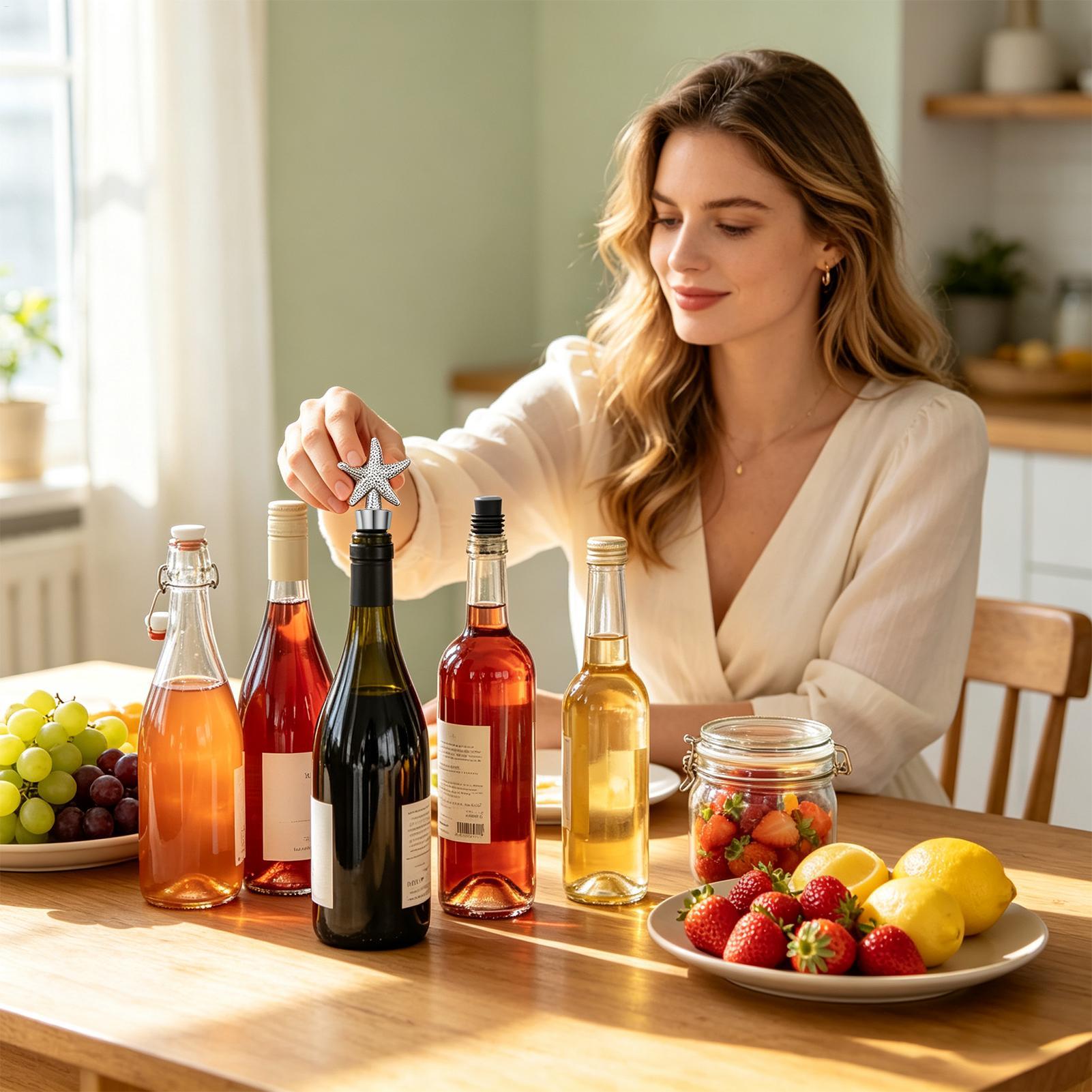 سدادة زجاجة النبيذ من السيليكو - مراجعة Wine Stopper Vacuum وسعره
